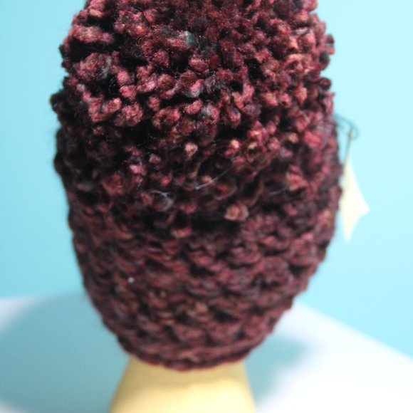 Slouchy Pom Beanie - Handmade - Picture 5 of 8